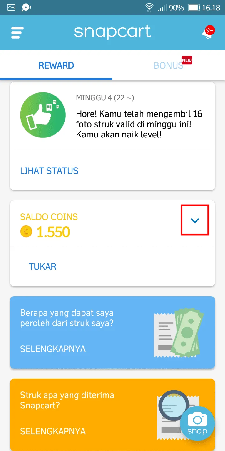 Cara Tukar Ribuan Koin Snapcart Jadi Rupiah dengan Cepat 10 iMarkup 20230530 073520 Cara Tukar Ribuan Koin Snapcart Jadi Rupiah dengan Cepat 8 iMarkup 20230530 073520