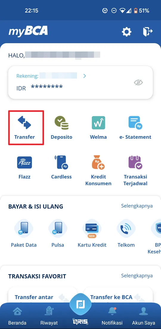 Screenshot 20230711 221542 Cara Transfer Saldo ke BCA Sakuku via myBCA 3 Screenshot 20230711 221542