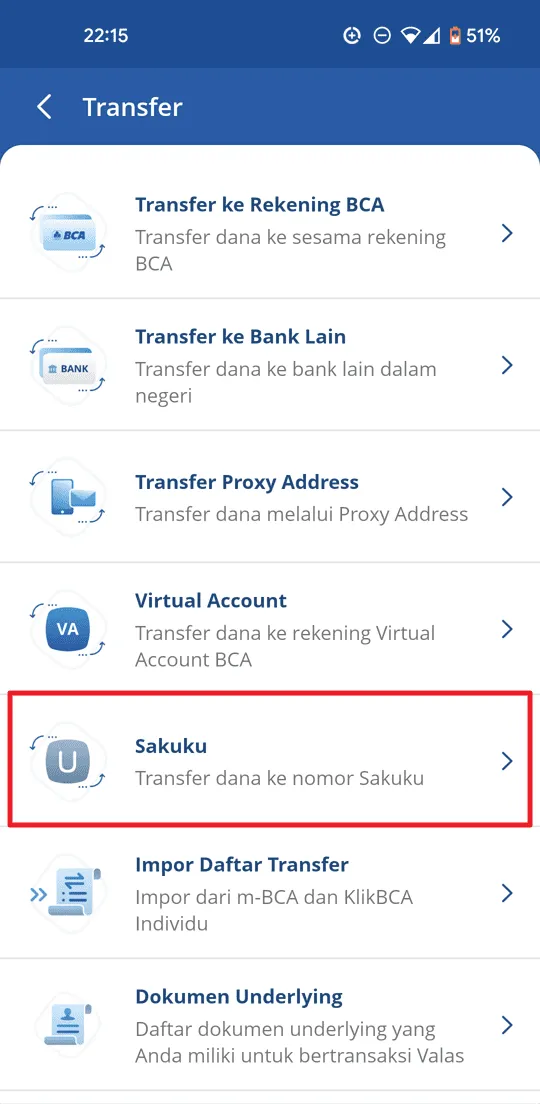Screenshot 20230711 221546 Cara Transfer Saldo ke BCA Sakuku via myBCA 4 Screenshot 20230711 221546
