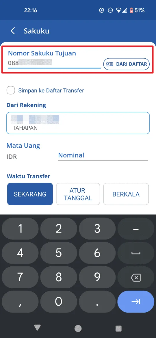 Screenshot 20230711 221651 Cara Transfer Saldo ke BCA Sakuku via myBCA 5 Screenshot 20230711 221651