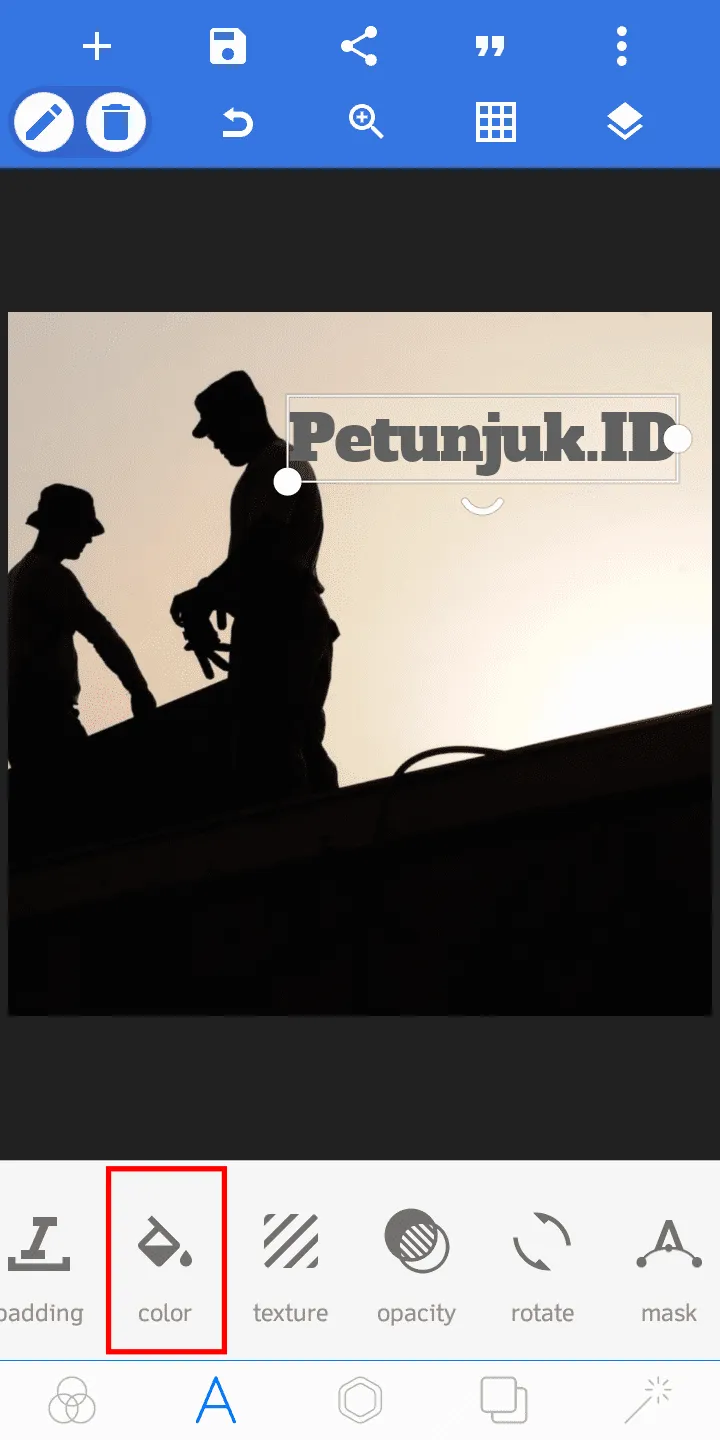 Cara Membuat Teks di Belakang Objek Foto dengan PixelLab 27 iMarkup 20230722 055119 Cara Membuat Teks di Belakang Objek Foto dengan PixelLab 25 iMarkup 20230722 055119