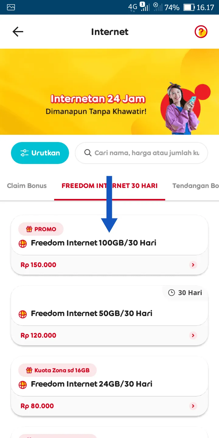 iMarkup 20230801 174021 Cara Mudah Beli Paket Internet Murah di Aplikasi MyIM3 5 iMarkup 20230801 174021