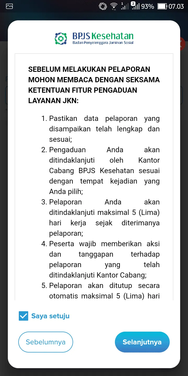Screenshot 20231002 070318 Cara Laporkan Aduan Layanan Kesehatan di JKN Mobile 9 Screenshot 20231002 070318