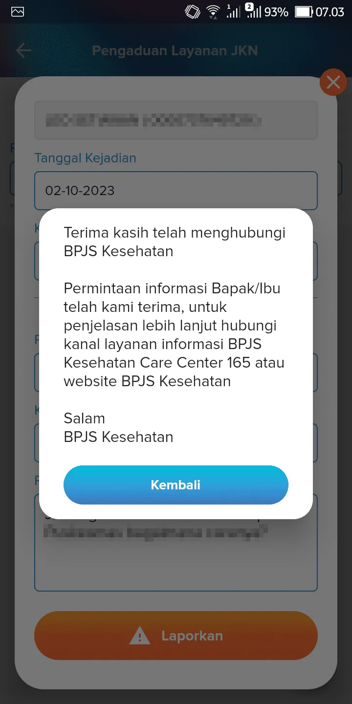 Screenshot 20231002 070331 Cara Laporkan Aduan Layanan Kesehatan di JKN Mobile 10 Screenshot 20231002 070331