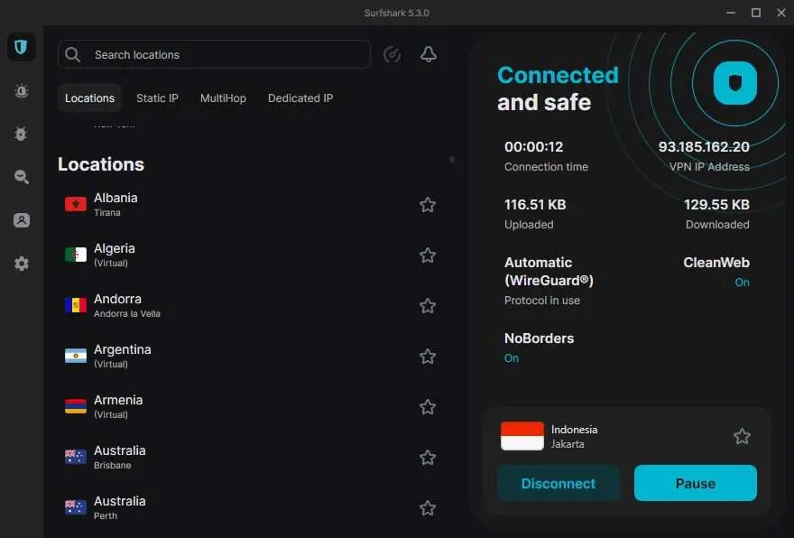 VPN Surfshark 5 Cara Aman Browsing di Internet Secara Anonim 3 VPN Surfshark