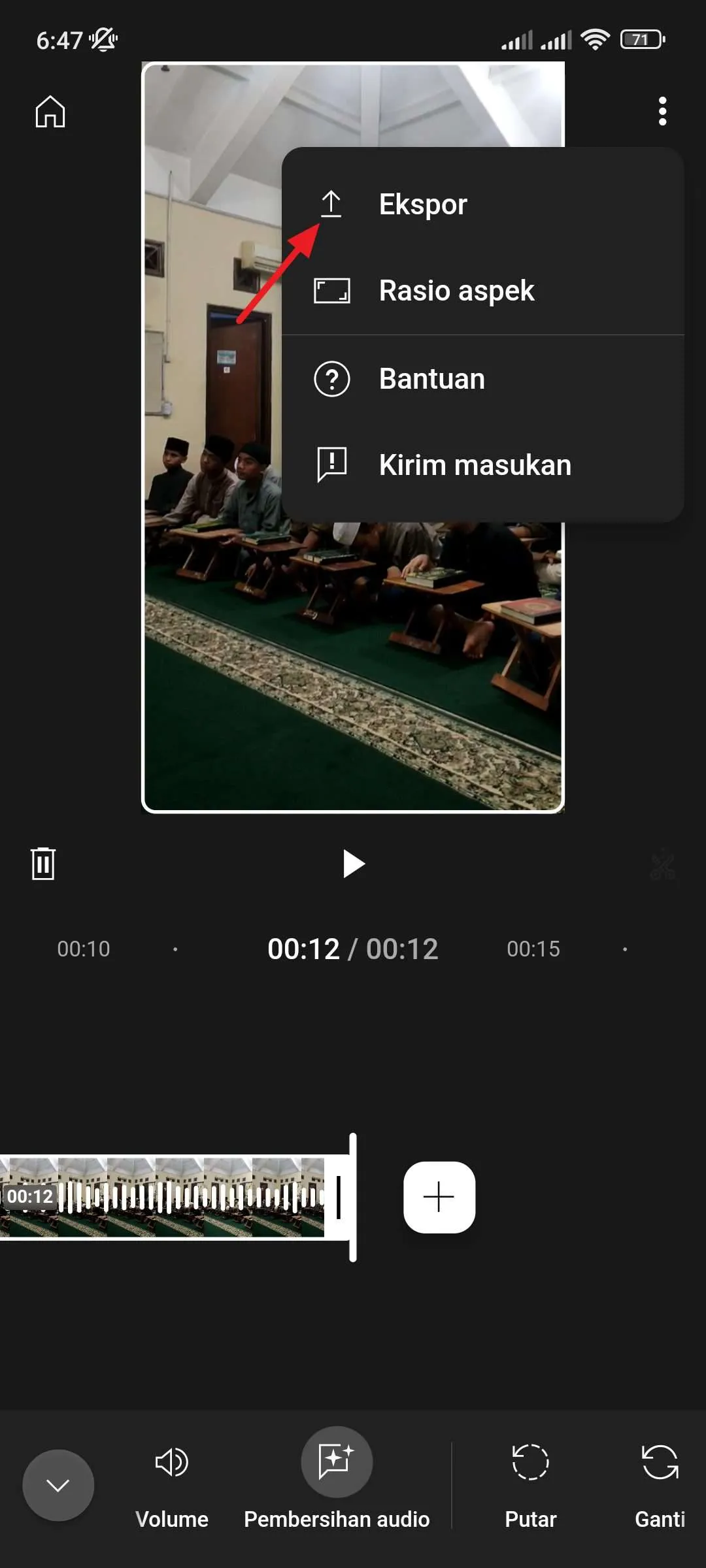 Screenshot 2024 01 03 06 47 38 752 com.google.android.apps .youtube.producer Cara Kurangi Suara Bising pada Video di YouTube Create 10 Screenshot 2024 01 03 06 47 38 752 com.google.android.apps .youtube.producer
