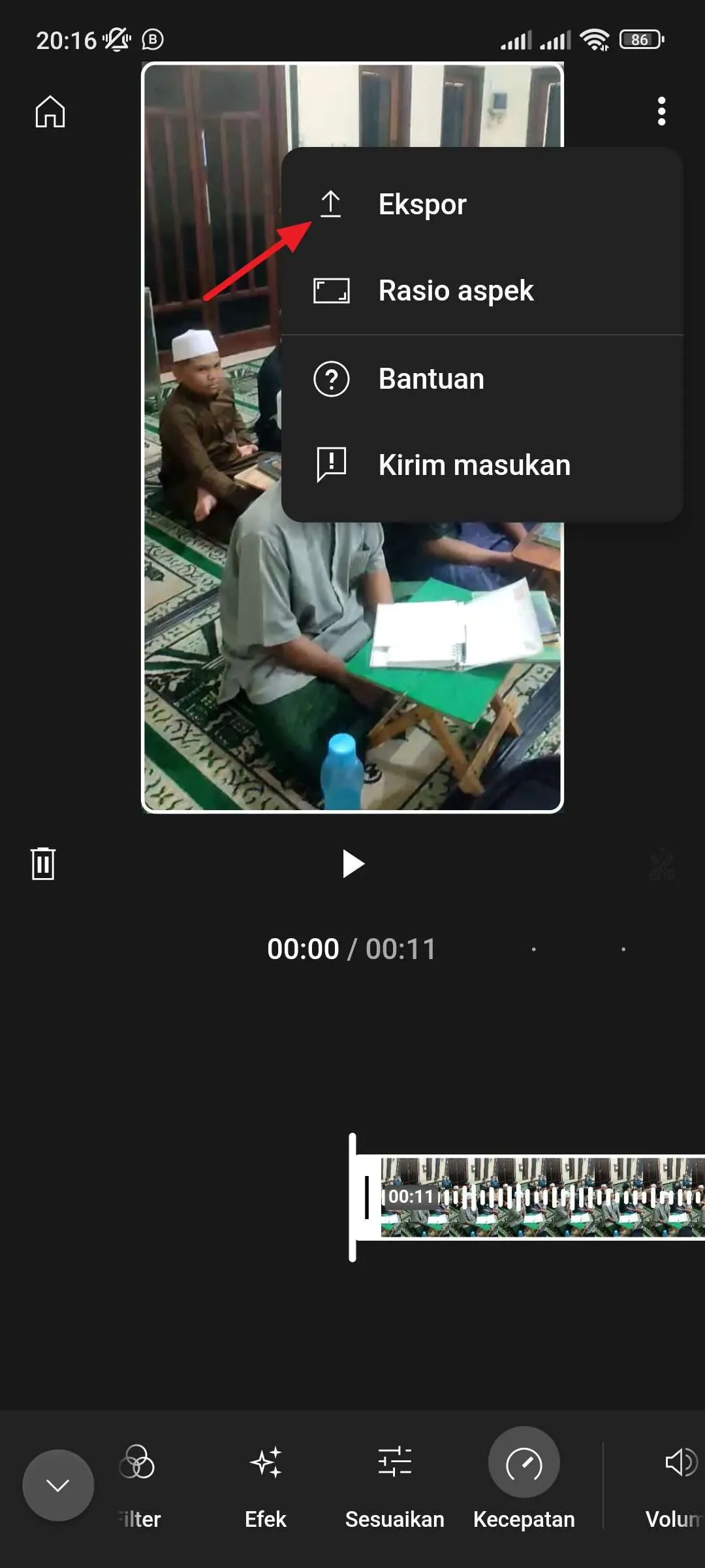 Screenshot 2024 01 08 20 16 18 413 com.google.android.apps .youtube.producer Cara Mempercepat Video di Aplikasi YouTube Create 9 Screenshot 2024 01 08 20 16 18 413 com.google.android.apps .youtube.producer