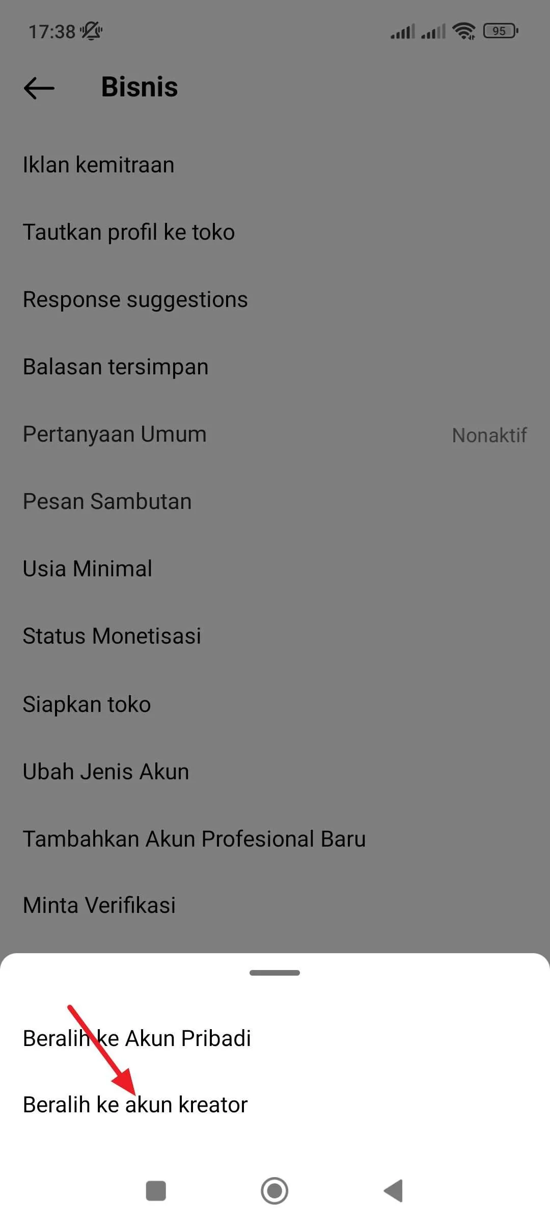 Cara Ubah Akun Instagram Bisnis Menjadi Akun Kreator 9 Screenshot 2024 01 19 17 38 44 441 com.instagram.android Cara Ubah Akun Instagram Bisnis Menjadi Akun Kreator 7 Screenshot 2024 01 19 17 38 44 441 com.instagram.android