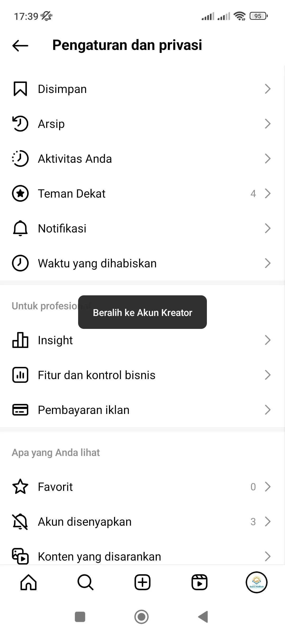 Cara Ubah Akun Instagram Bisnis Menjadi Akun Kreator 11 Screenshot 2024 01 19 17 39 01 972 com.instagram.android Cara Ubah Akun Instagram Bisnis Menjadi Akun Kreator 9 Screenshot 2024 01 19 17 39 01 972 com.instagram.android