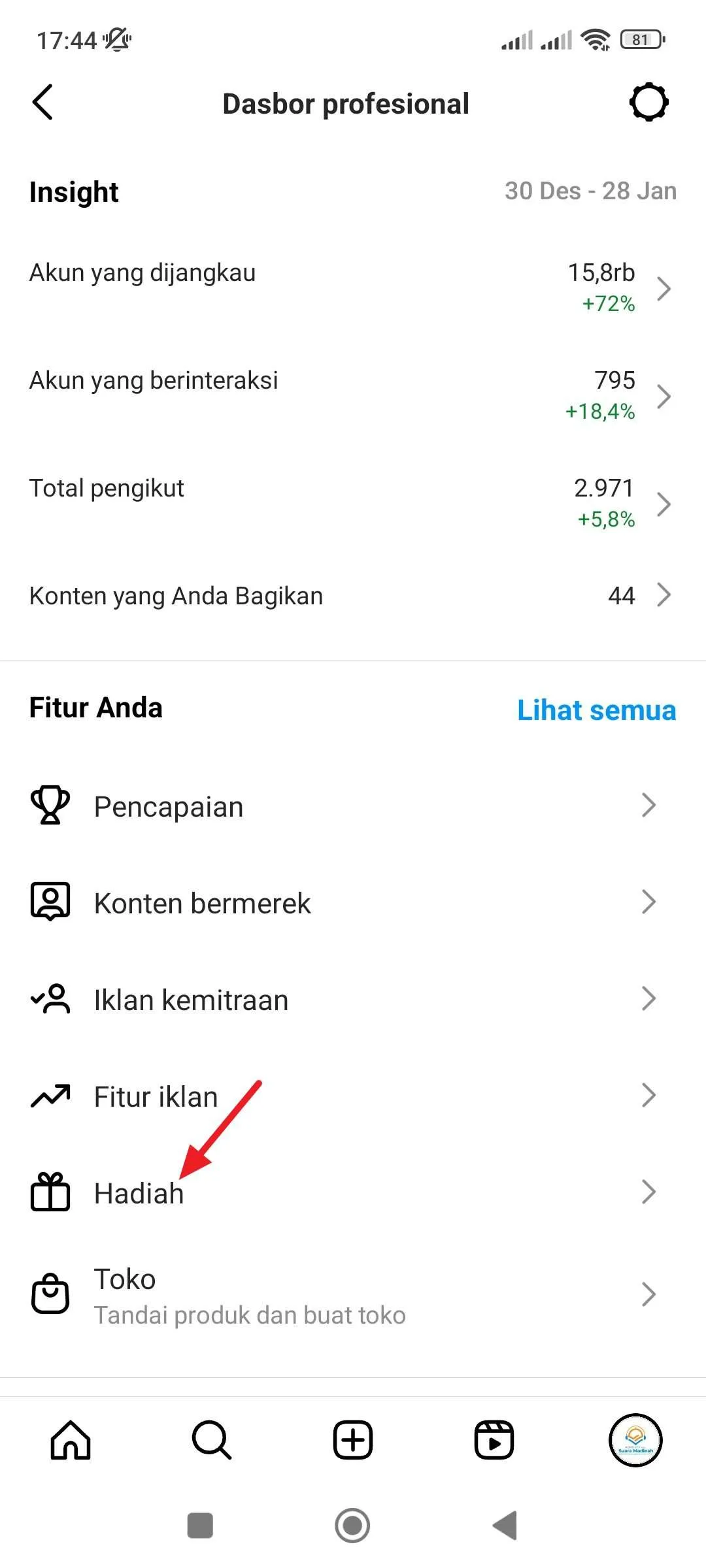 Screenshot 2024 01 29 17 44 39 888 com.instagram.android Cara Dapatkan Uang di Instagram dari Fitur Hadiah 3 Screenshot 2024 01 29 17 44 39 888 com.instagram.android