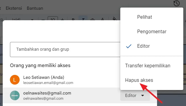 Cara Transfer Kepemilikan Data di Google Spreadsheet 18 sss16 Cara Transfer Kepemilikan Data di Google Spreadsheet 16 sss16
