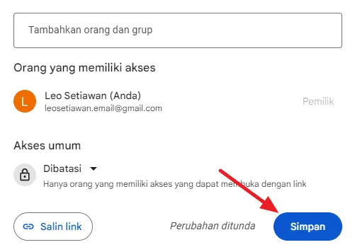 Cara Transfer Kepemilikan Data di Google Spreadsheet 19 sss17 Cara Transfer Kepemilikan Data di Google Spreadsheet 17 sss17