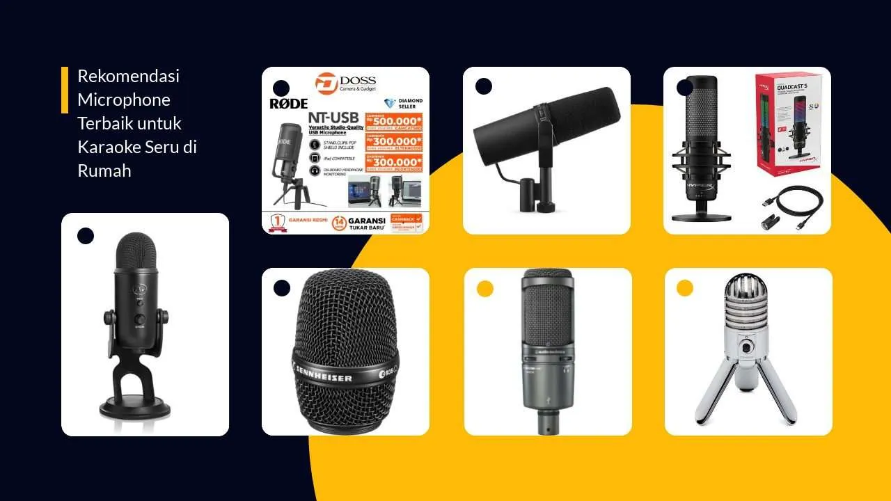Rekomendasi Microphone Terbaik untuk Karaoke Seru di Rumah