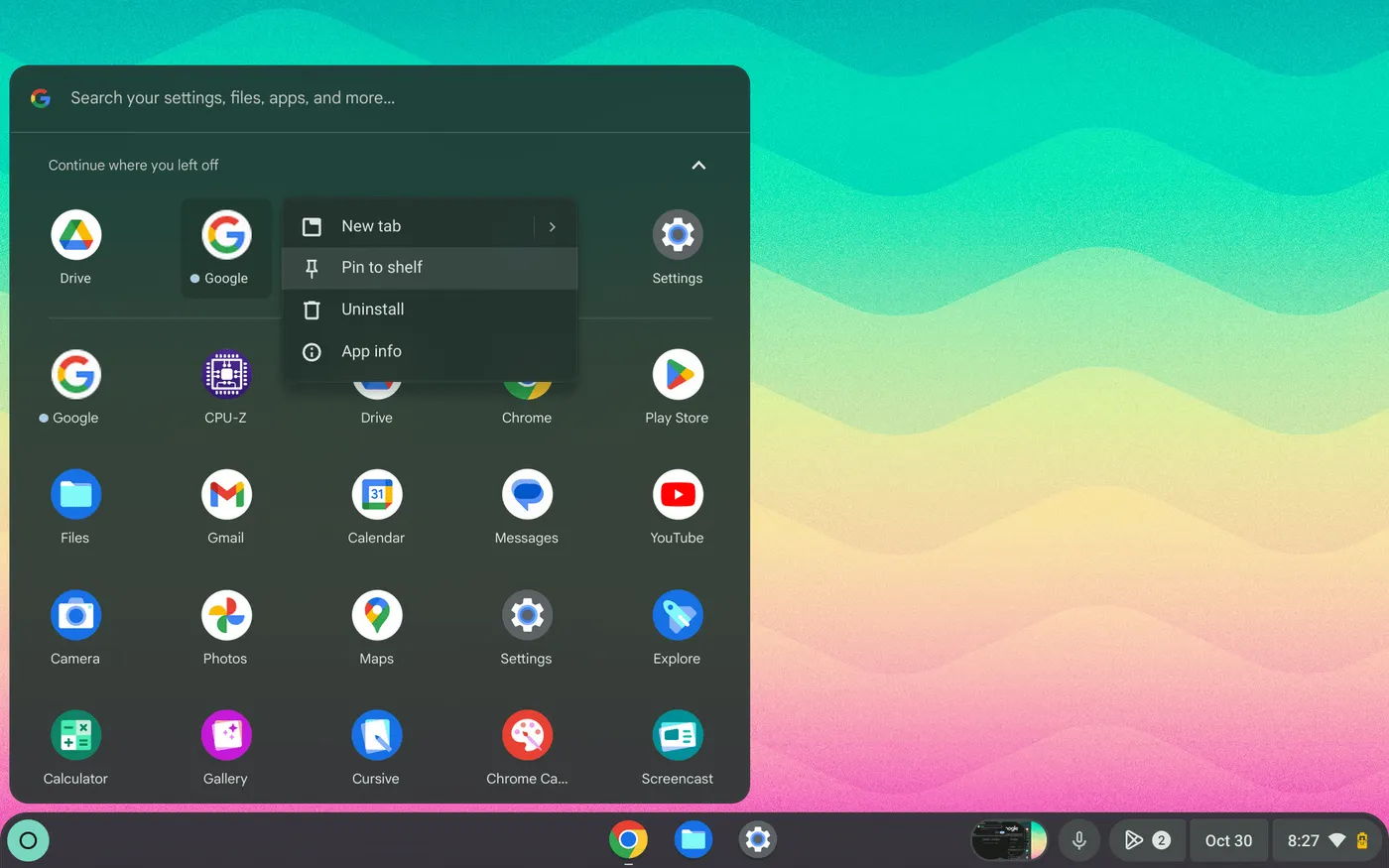Cara Menempatkan Ikon di Layar Desktop Chromebook Cara Menempatkan Ikon di Layar Desktop Chromebook 2 Cara Menempatkan Ikon di Layar Desktop Chromebook