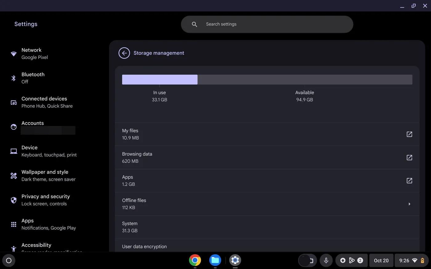 Cara Mudah Memeriksa Sisa Penyimpanan di Chromebook Cara Mudah Memeriksa Sisa Penyimpanan di Chromebook 2 Cara Mudah Memeriksa Sisa Penyimpanan di Chromebook
