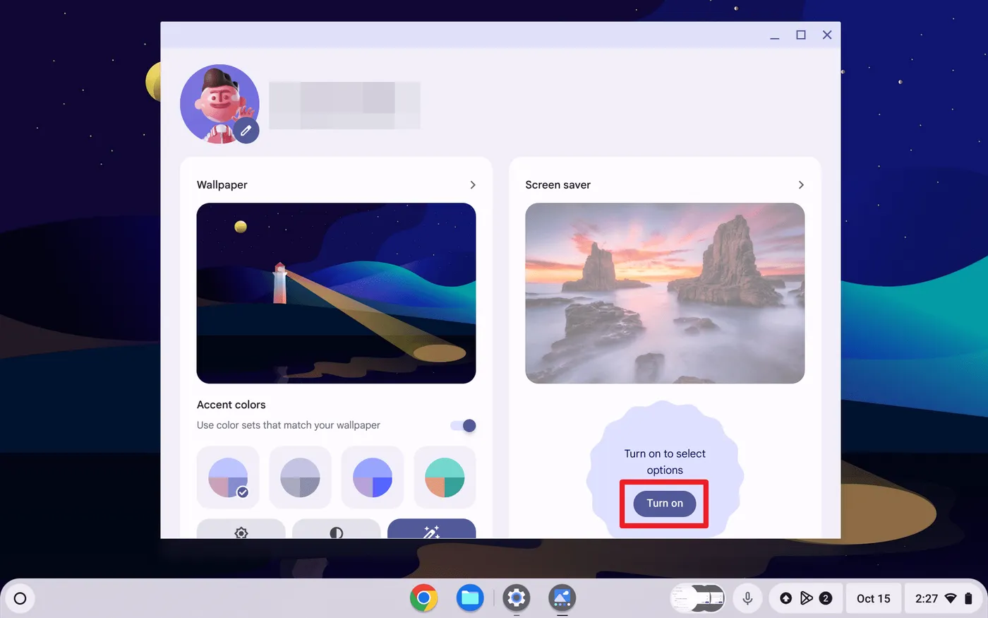 Mengaktifkan Screen Saver di Chromebook Cara Pasang Screen Saver Cantik di Chromebook 3 Mengaktifkan Screen Saver di Chromebook