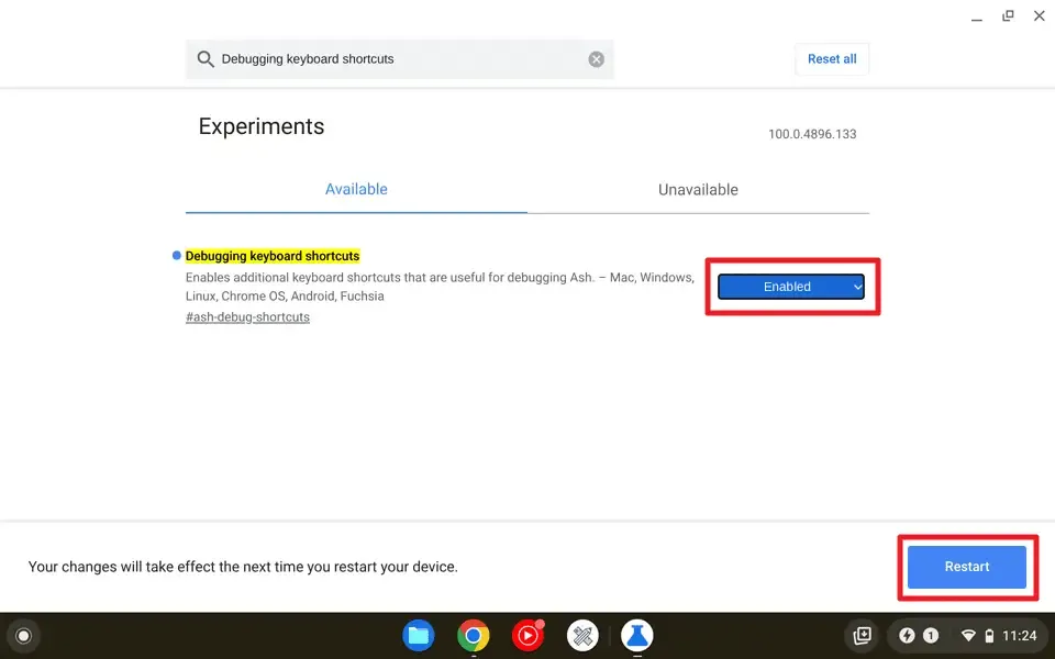 enabled and restart Cara Mematikan Layar Sentuh di Chromebook dengan Mudah 3 enabled and restart