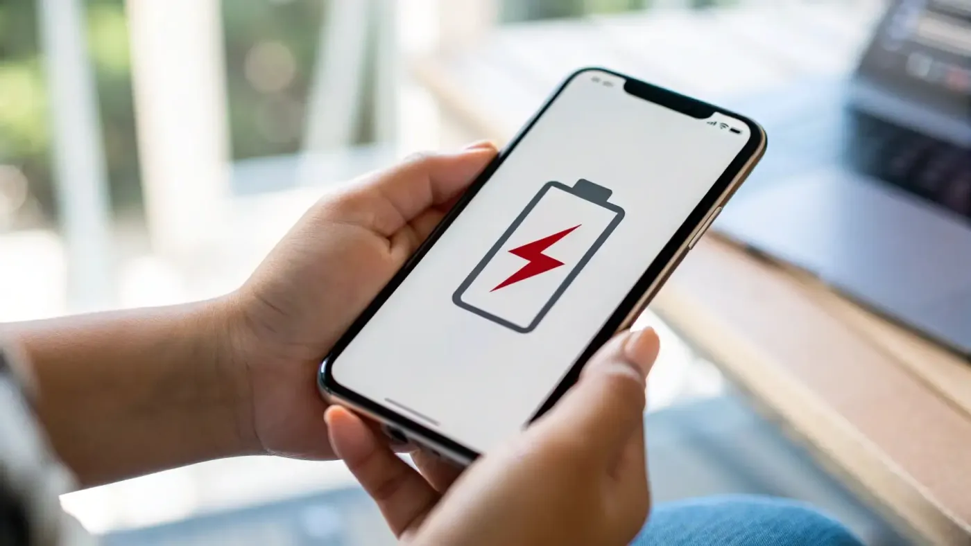 Kalkulator Harapan Hidup Baterai - Cara Hitung Usia Baterai 3 battery icon on a phone screen Kalkulator Harapan Hidup Baterai - Cara Hitung Usia Baterai 3 battery icon on a phone screen