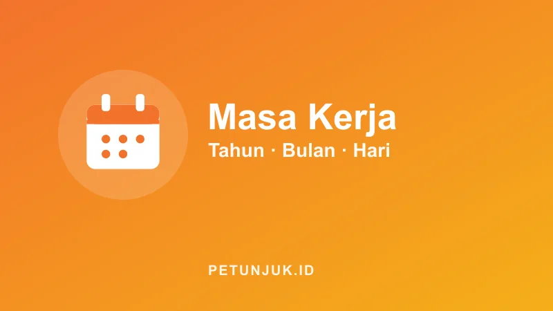 Kalkulator Masa Kerja