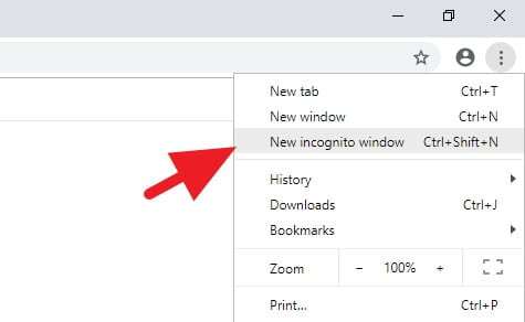 Cara Incognito Google Chrome