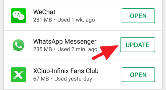 Cara Perbaharui WhatsApp