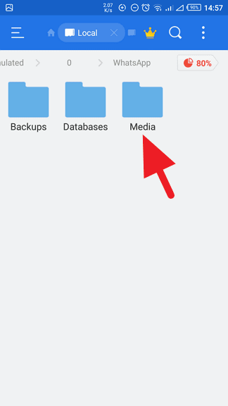 Media WhatsApp ES File Explorer 3 3 Cara Mengakses Lokasi Penyimpanan Media WhatsApp Android 8 Media WhatsApp ES File Explorer 3