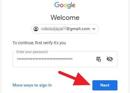 Sign in ke Google