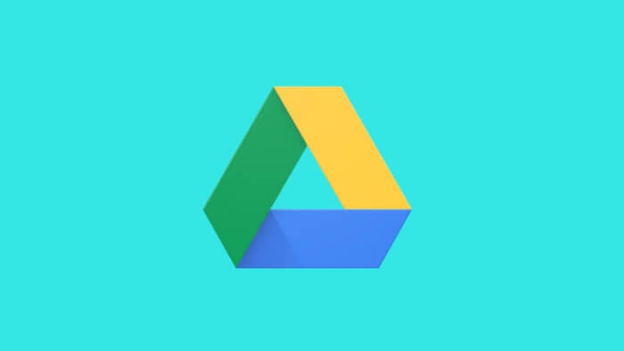 Google Drive logo with blue background