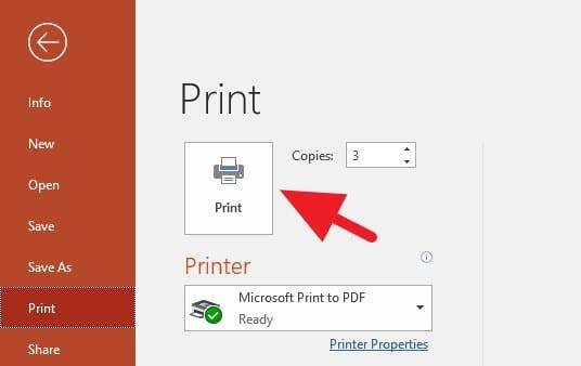 Print PowerPoint