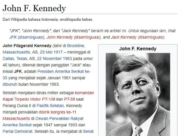 John F. Kennedy Wikipedia