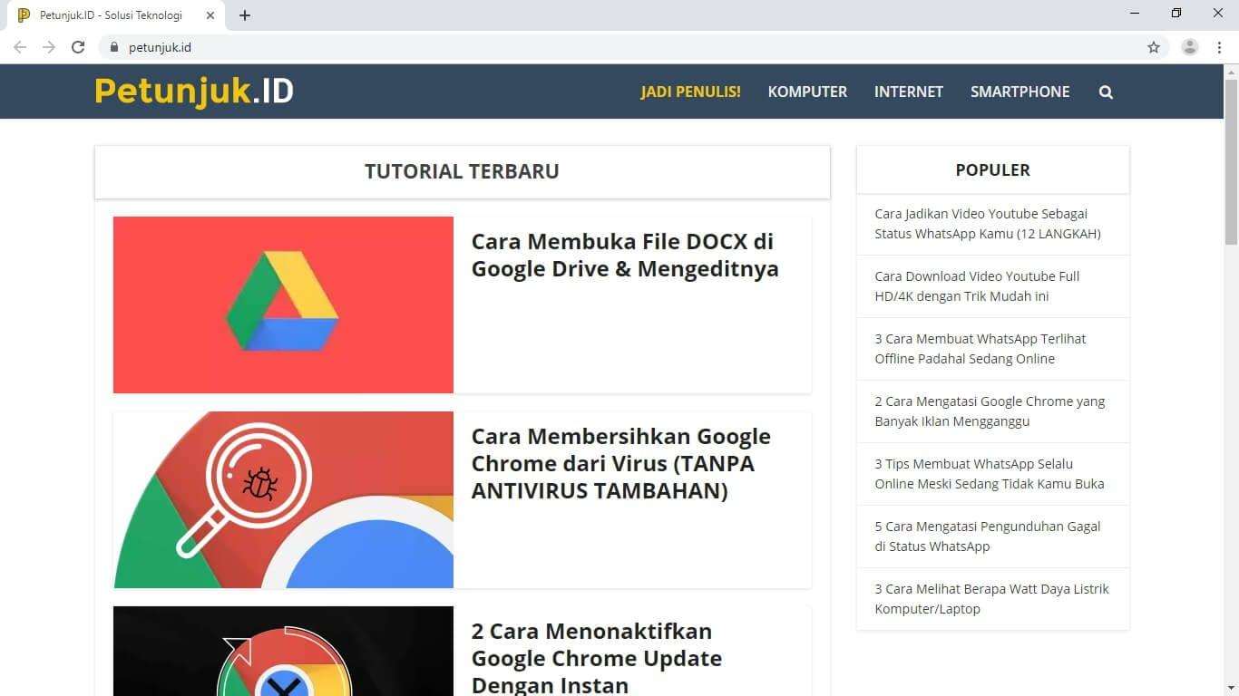 Chrome Website Dibuka 6 Cara Membuat Chrome Mengunjungi Website Tertentu Saat Dibuka 9 Chrome Website Dibuka 6