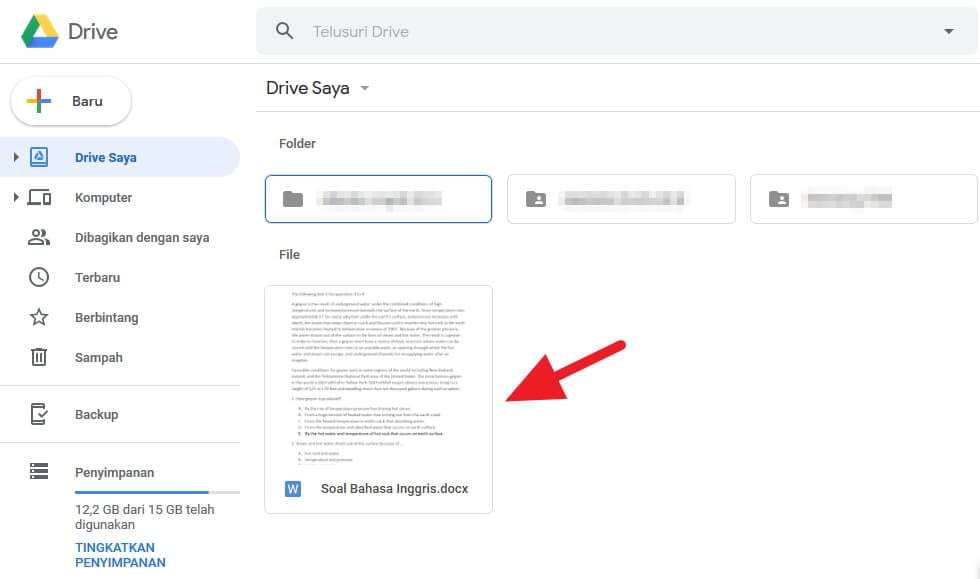 Cara mengedit data di google drive