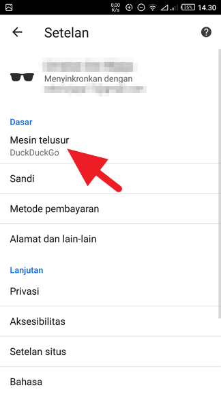 Google Search Android 2 Cara Jadikan Google Sebagai Pencari Default di Chrome Android 5 Google Search Android 2