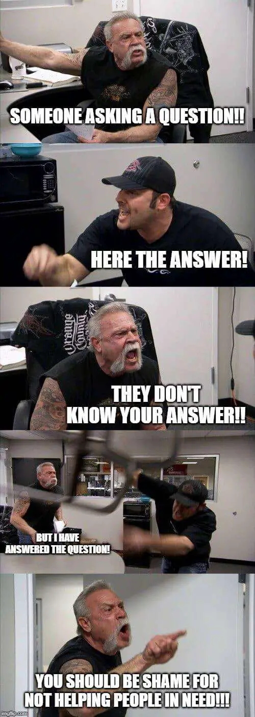 Question Hub American Chopper