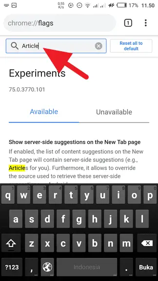 Menghilangkan Berita Chrome Android Cara Hilangkan Berita dari Chrome Android 4 Menghilangkan Berita Chrome Android
