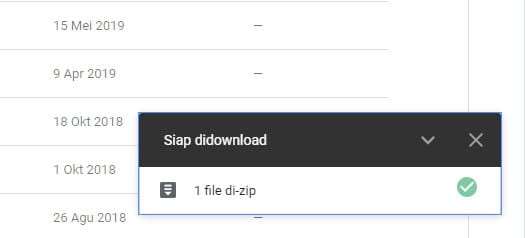 Proses ZIP 3 Cara Ketahui Ukuran Folder Google Drive dengan Mudah 4 Proses ZIP