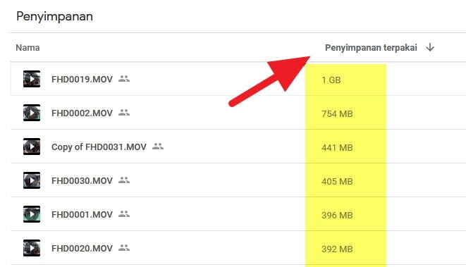 Ukuran File Google Drive Terbesar Cara Temukan File Terbesar di Google Drive dengan Cepat 3 Ukuran File Google Drive Terbesar