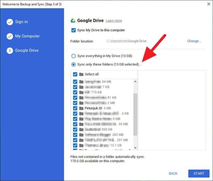 Ukuran file Google Drive Backup Sync 3 Cara Ketahui Ukuran Folder Google Drive dengan Mudah 10 Ukuran file Google Drive Backup Sync