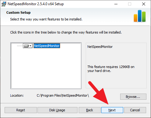 NetSpeedMonitor installation 4 Cara Tampilkan Kecepatan Internet di Taskbar Windows 10 9 NetSpeedMonitor installation 4