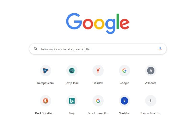 Cara Menghilangkan Shortcut Website di Tab Baru Chrome