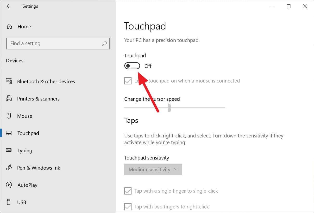 Touchpad mati Cara Matikan Touchpad Laptop Windows 10 6 Touchpad mati