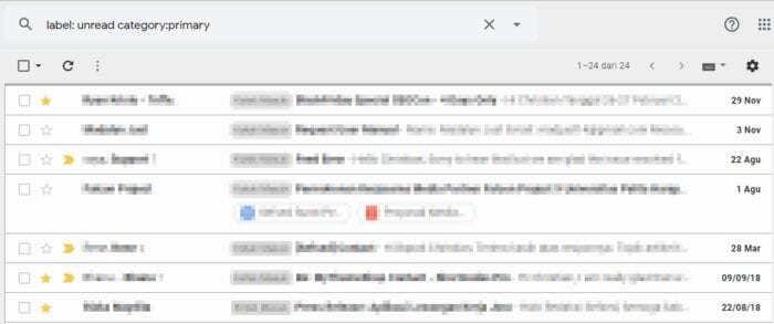 email belum terbaca primary Cara Mudah Mencari Email yang Belum Dibaca di Gmail 8 email belum terbaca primary