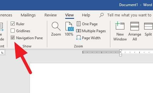 Navigation Pane Cara Mengubah Urutan Halaman di Microsoft Word 9 Navigation Pane