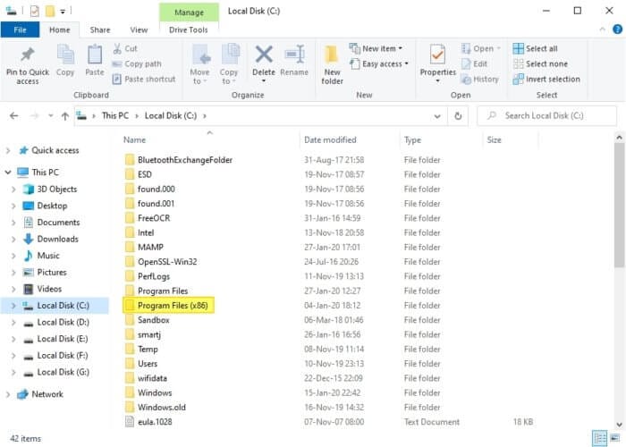 Program Files x86 Cara Mengetahui PC/Laptop Windows 10 32-bit atau 64-bit 7 Program Files x86