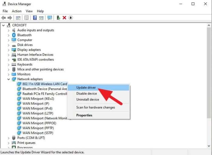 Update driver 5 Cara Mengembalikan WiFi yang Hilang di Windows 10 16 Update driver