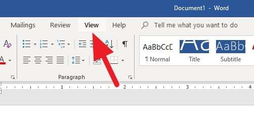 View Word Cara Mengubah Urutan Halaman di Microsoft Word 8 View Word