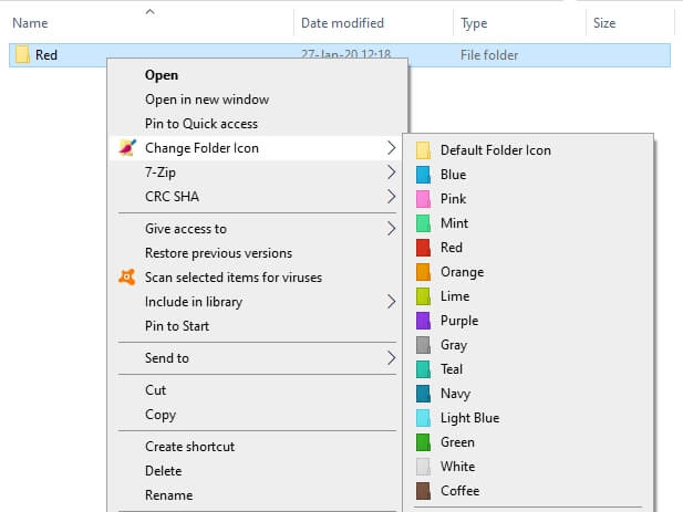 change folder icon color Cara Ganti Warna Icon Folder Windows 10 5 change folder icon color