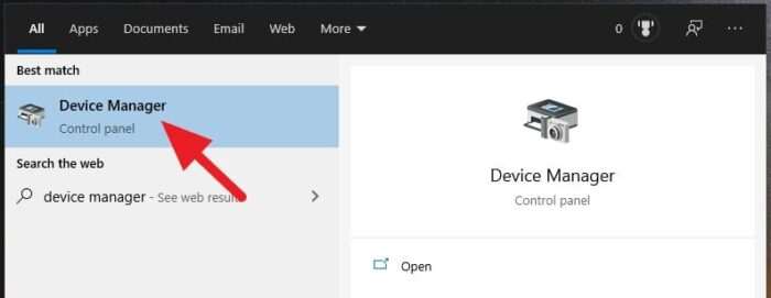 device manager 5 Cara Mengembalikan WiFi yang Hilang di Windows 10 15 device manager