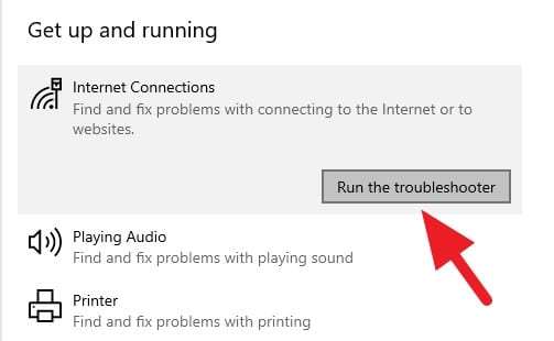 run troubleshooter 5 Cara Mengembalikan WiFi yang Hilang di Windows 10 13 run troubleshooter