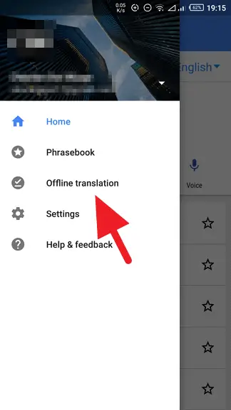Google Translate menu Cara Jadikan Google Translate Android Bisa Offline 2 Google Translate menu